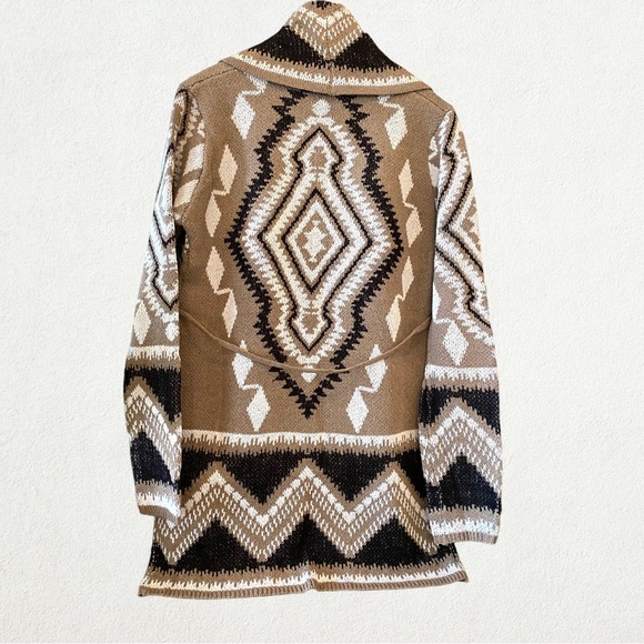 New Long Aztec Print Knit Cardigan Last One! - Picture 7 of 8